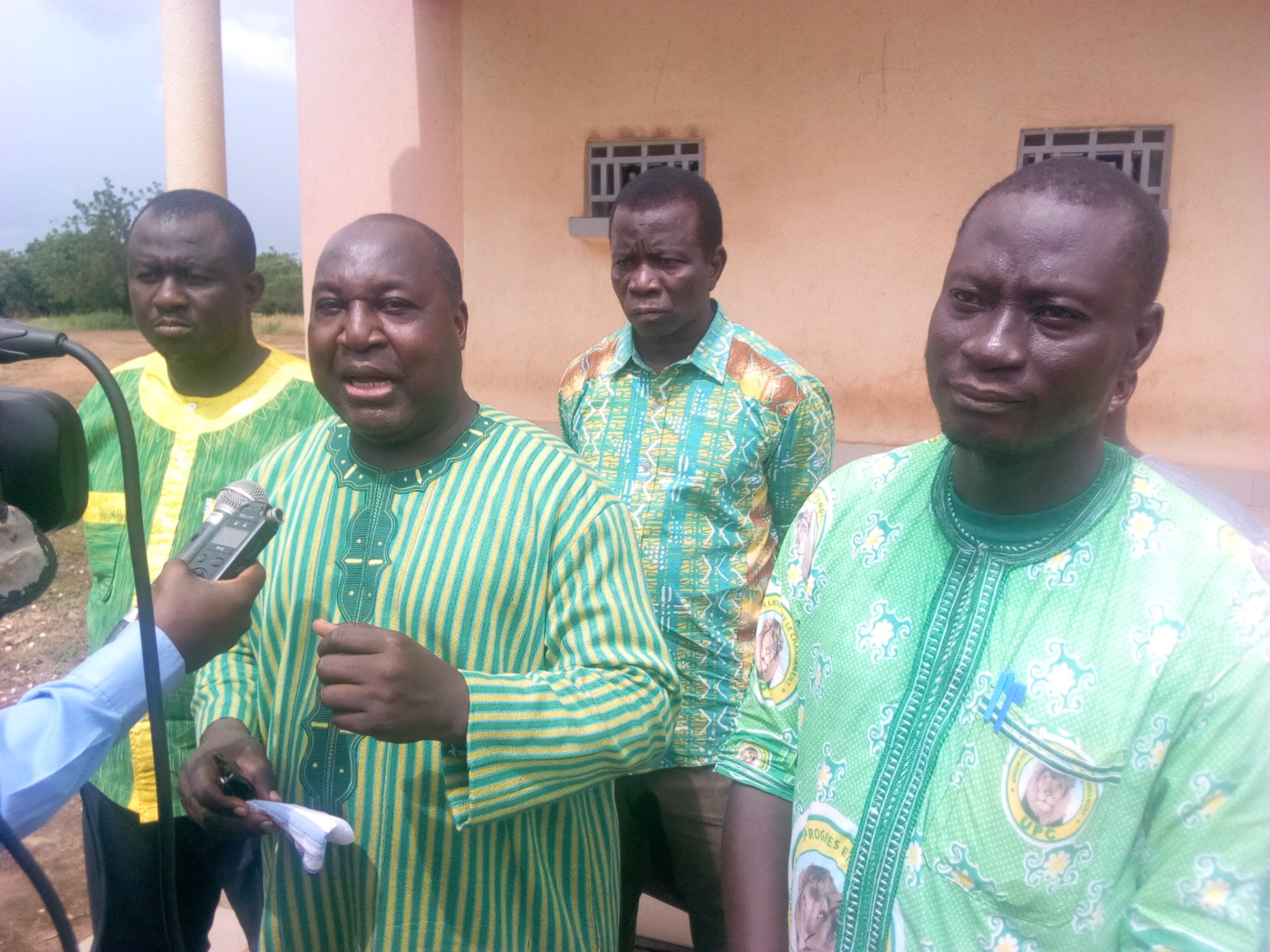 UPC : Le président  Zépherin DIABRE galvanise les troupes à Batié