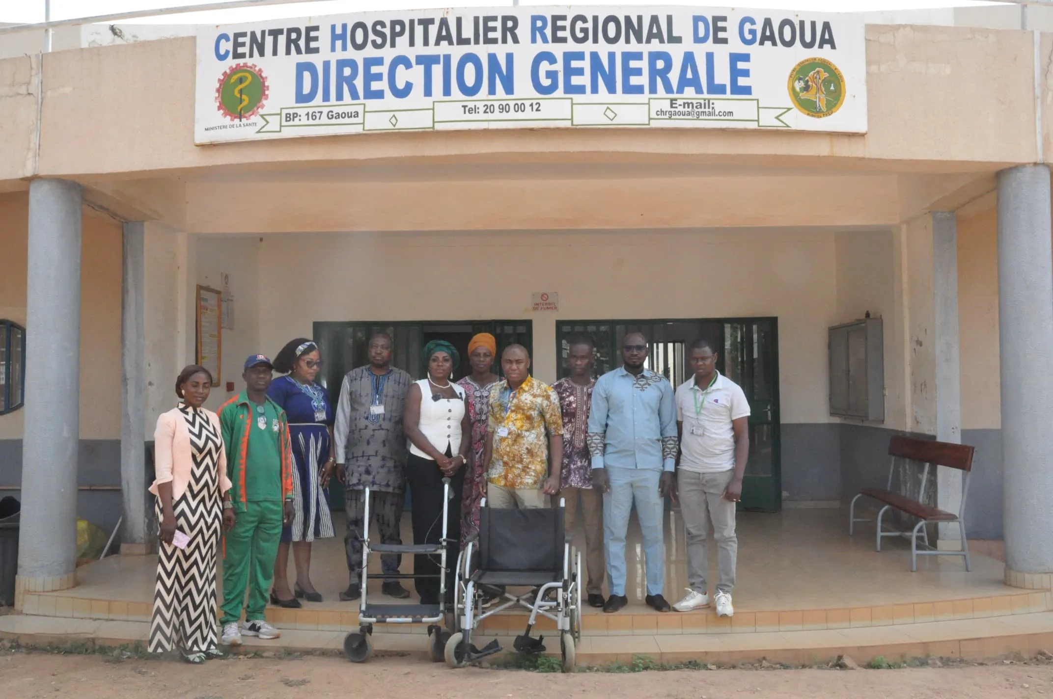 Gaoua : l’association Cœur et Cerveau Solidaire renforce le CHR en matériel sanitaire
