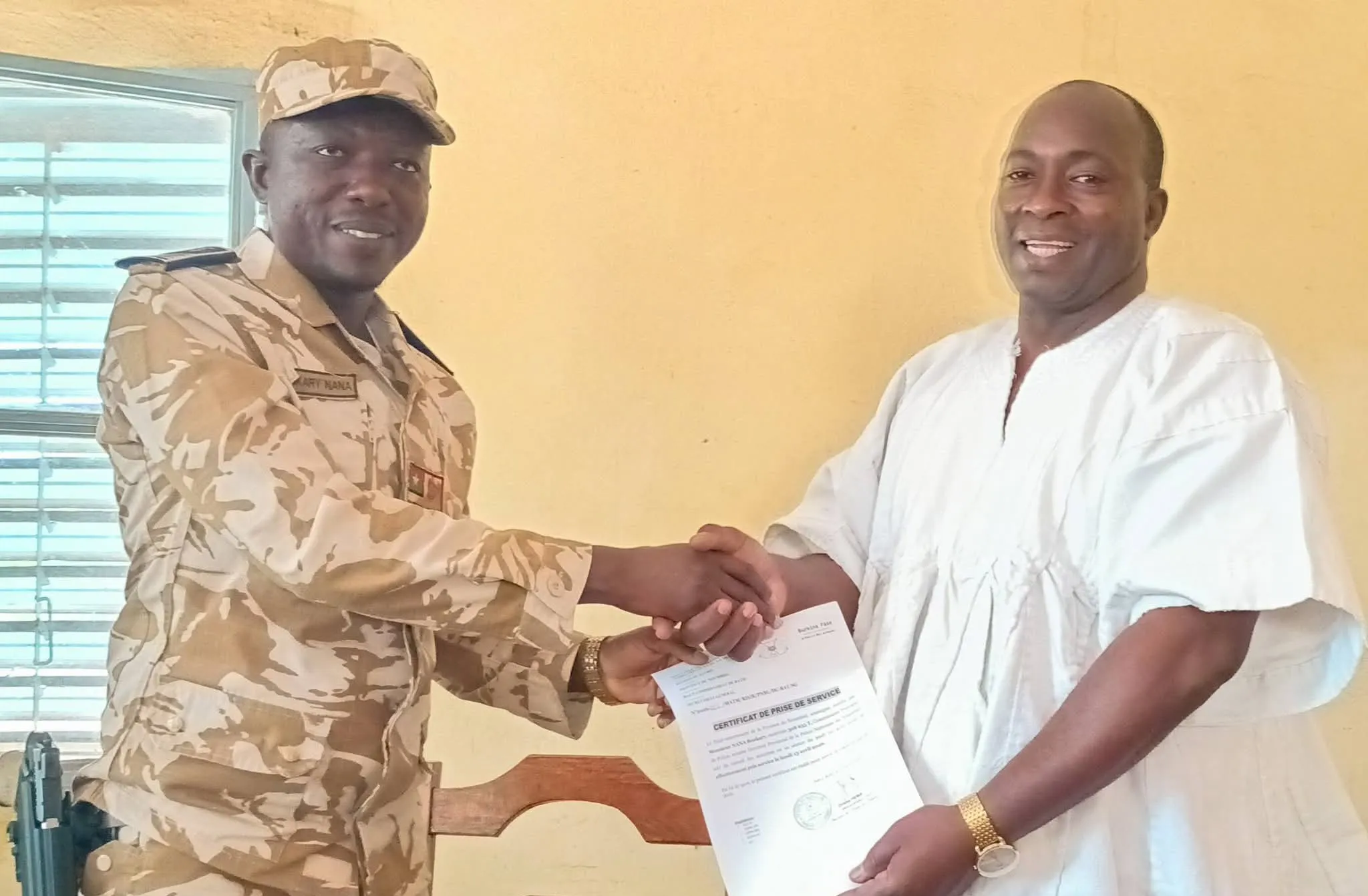 Province du Noumbiel : Le commissaire Boukary Nana officielle installé dans ses fonctions de directeur provincial de la police